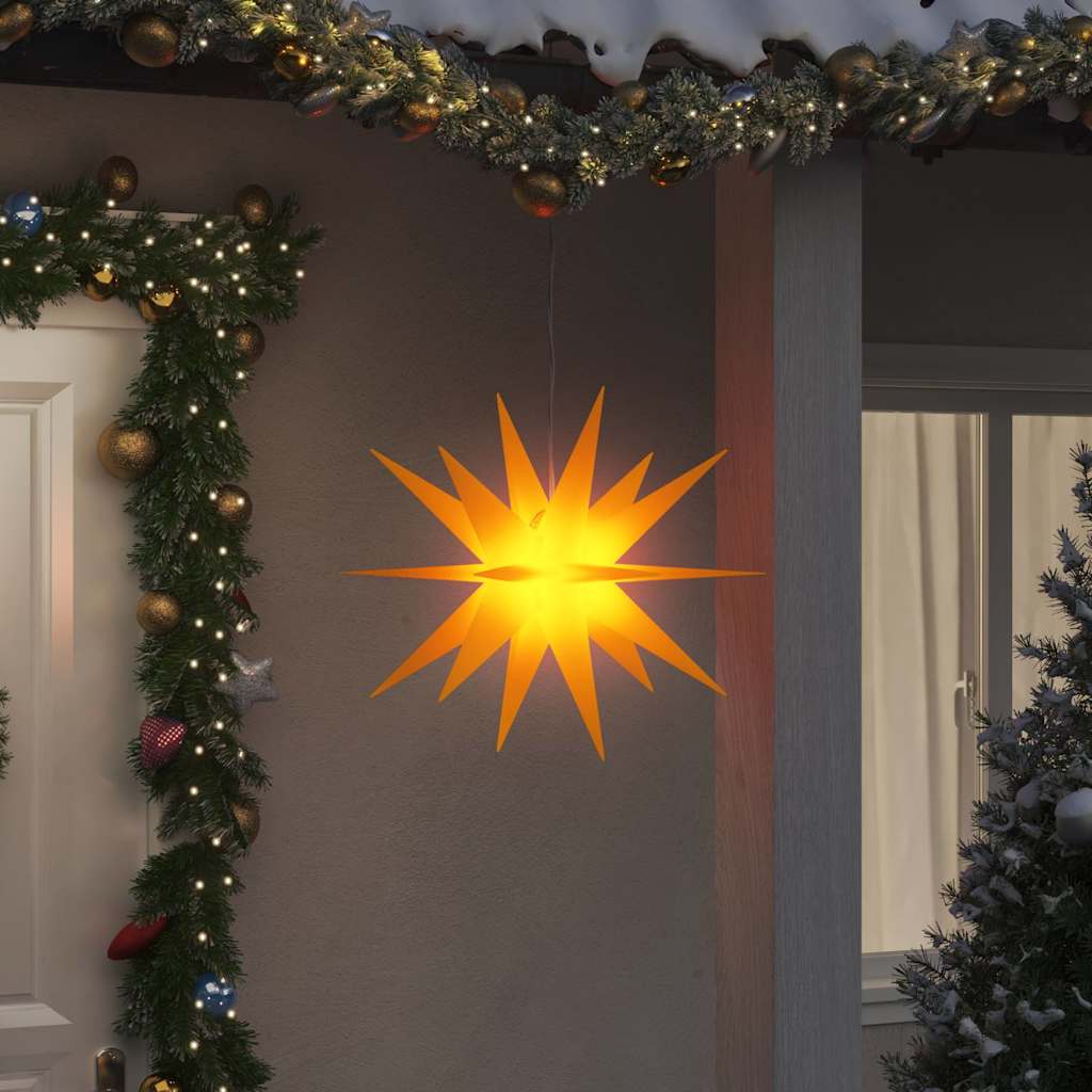 Vidaxx Weihnachtslampe mit LED klappbar 57 cm gelb