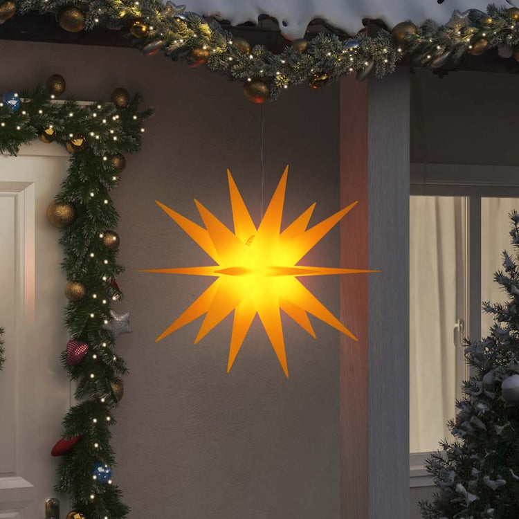 Vidaxl Weihnachtslampe mit LED faltbar 100 cm Gelb