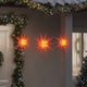 VIDAXL -Weihnachtslampen mit LEDs 3 PCs rot falten