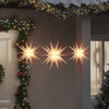 Vidaxl -Weihnachtslampen mit LEDs 3 PCs falten weiß