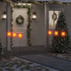 VIDAXL -Weihnachtslampen mit Bodennadel und LEDs 3 ST 35 cm rot