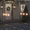 Vidaxl Weihnachtslampen mit Erdnadel und LEDs 3 ST 35 cm Weiß