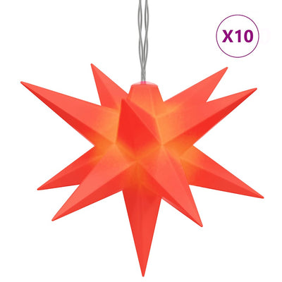 Vidaxl Weihnachtslampe 10 LEDs 10 cm rot