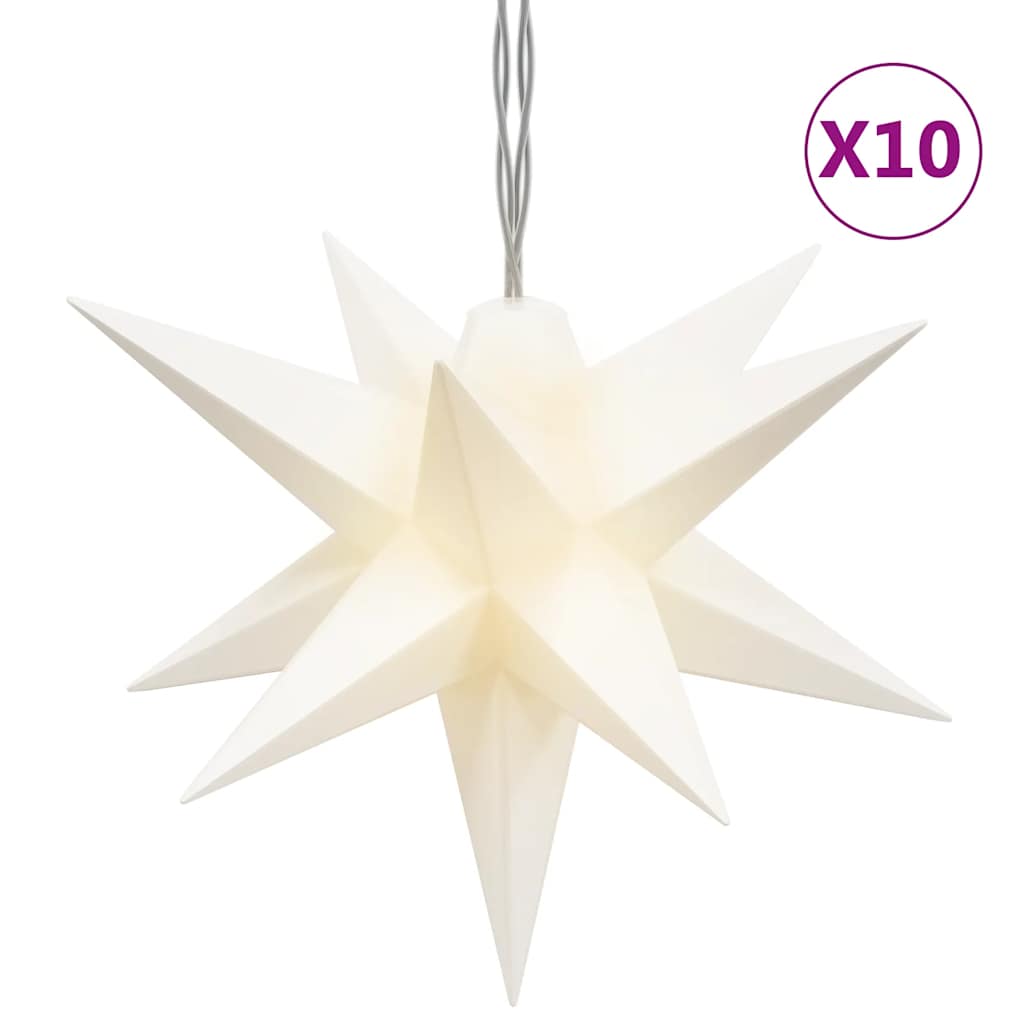 Vidaxl Weihnachtslampe 10 LEDs 10 cm Weiß