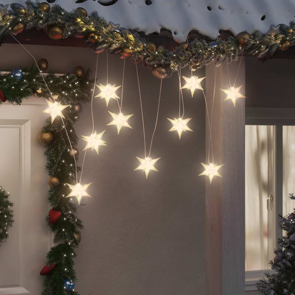 Vidaxl Weihnachtslampe 10 LEDs 10 cm Weiß
