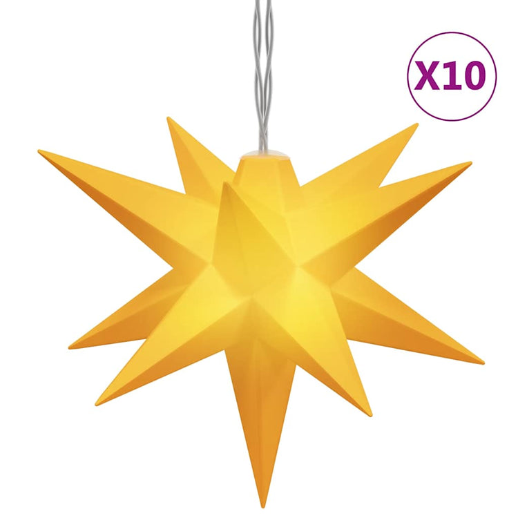 Vidaxl Weihnachtslampe 10 LEDs 10 cm Gelb
