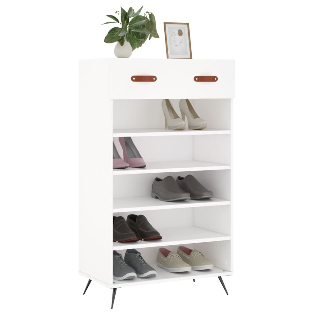 Vidaxx Schuhschrank 60x35x105 cm Holzwerkstoff weiß