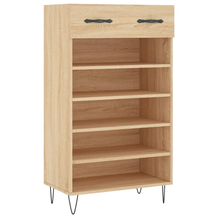 Vidaxx Schuhschrank 60x35x105 cm Holzwerkstoff Sonoma-Eiche-farbig