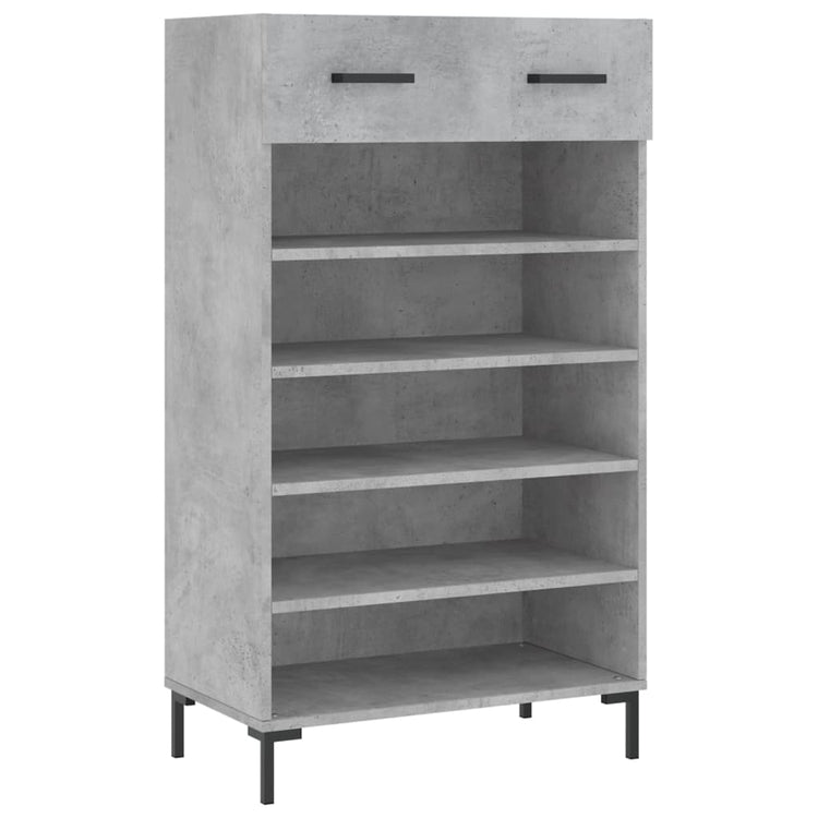 Vidaxx Schuhschrank 60x35x105 cm Holzwerkstoff betongrau