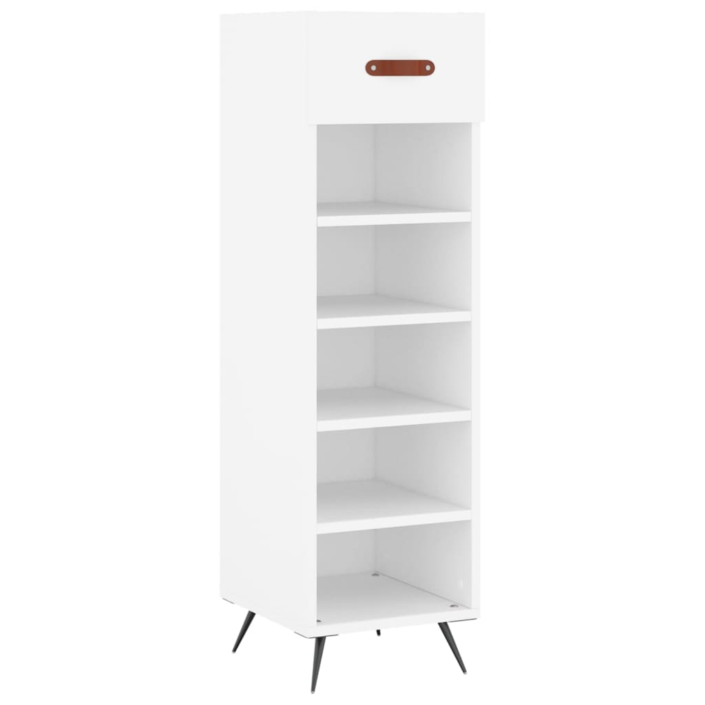 Vidaxx Schuhschrank 30x35x105 cm Holzwerkstoff weiß