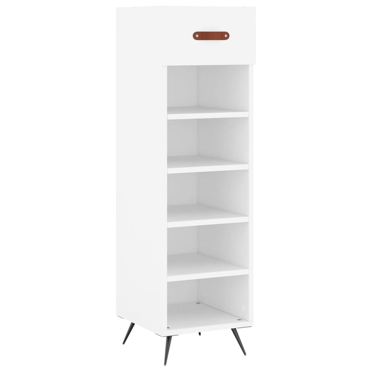 Vidaxx Schuhschrank 30x35x105 cm Holzwerkstoff weiß