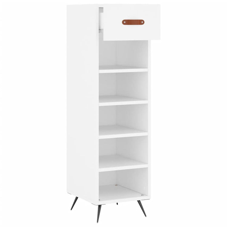 Vidaxx Schuhschrank 30x35x105 cm Holzwerkstoff weiß