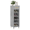 Vidaxx Schuhschrank 30x35x105 cm Holzwerkstoff betongrau