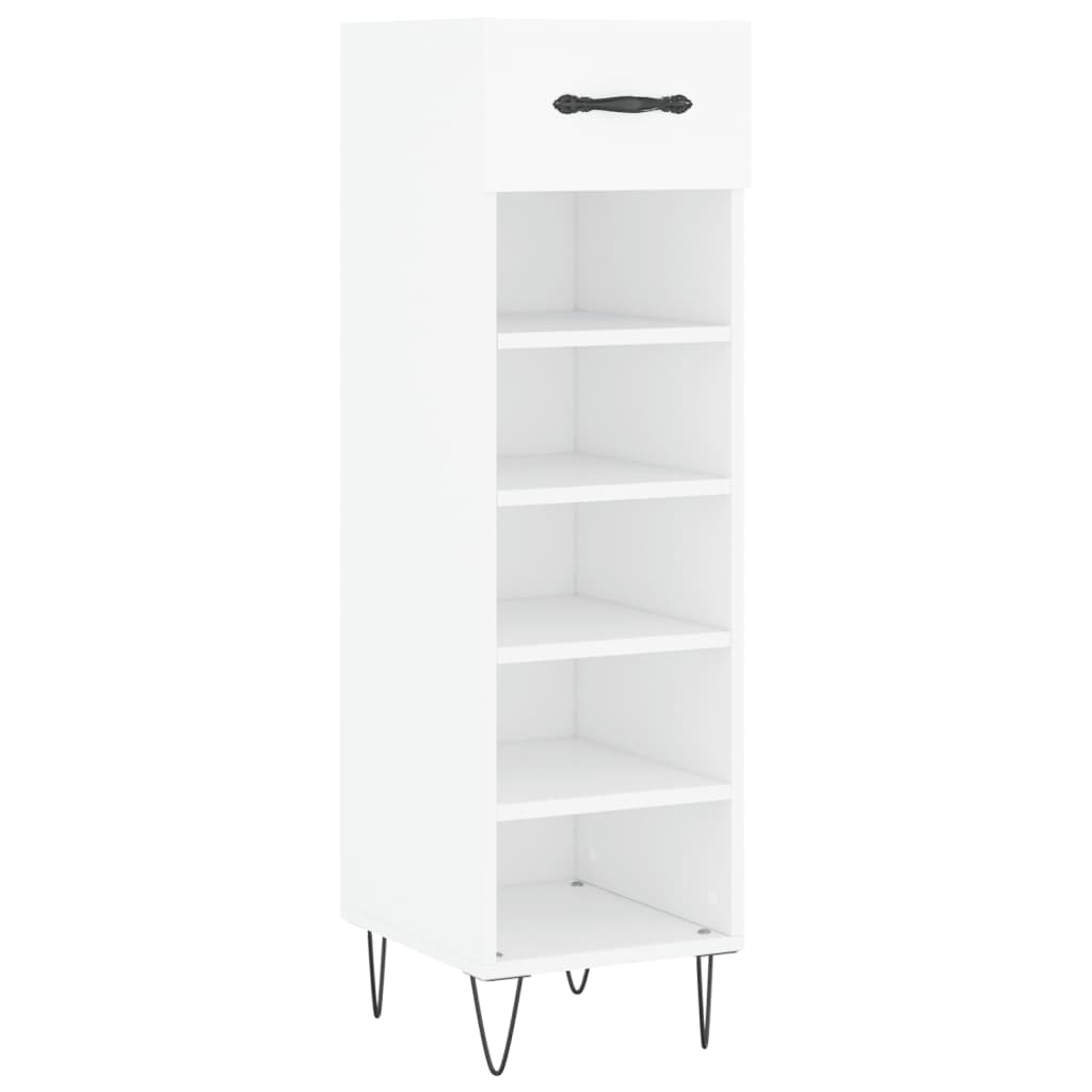 Vidaxx Schuhschrank 30x35x105 cm Holzwerkstoff weiß