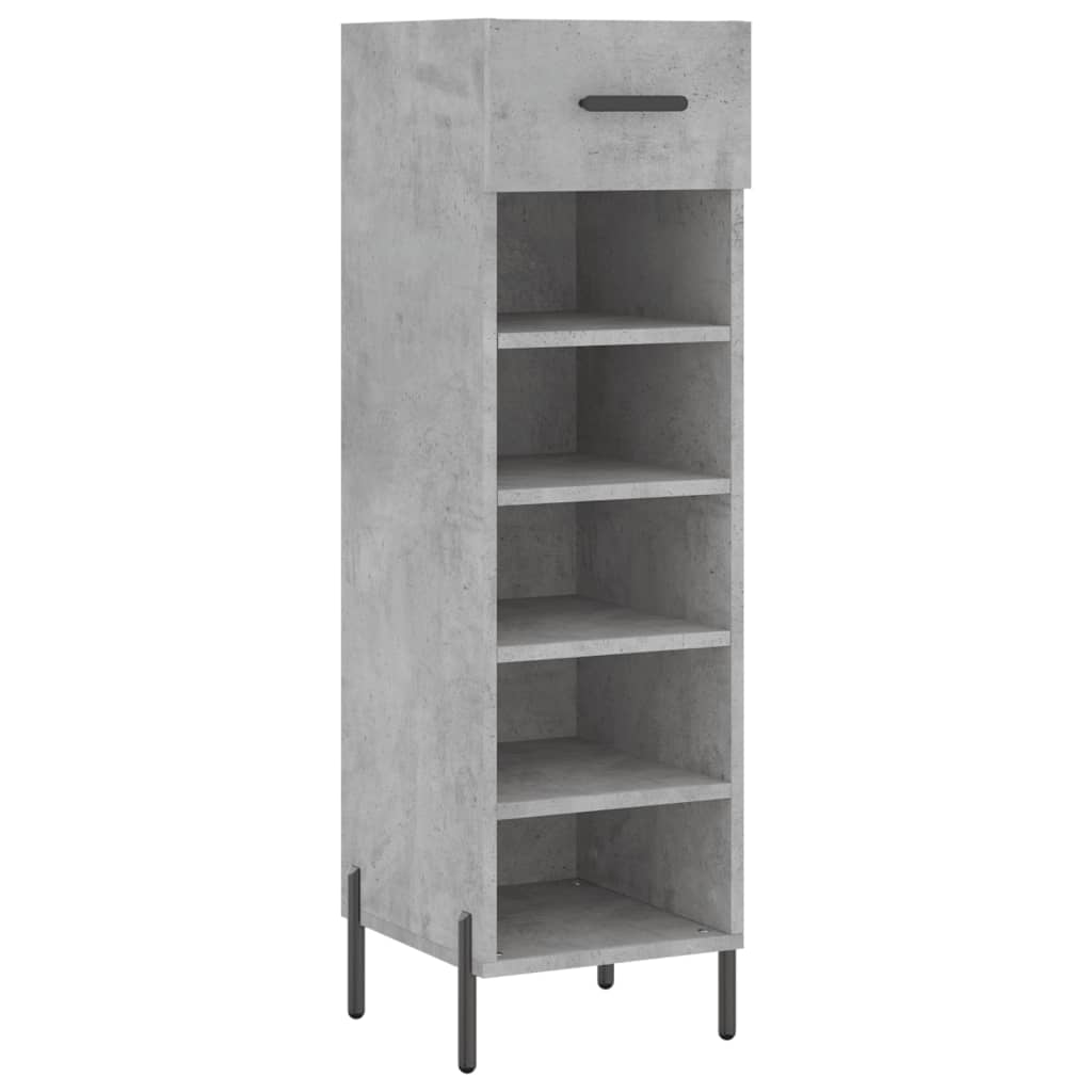 Vidaxx Schuhschrank 30x35x105 cm Holzwerkstoff betongrau