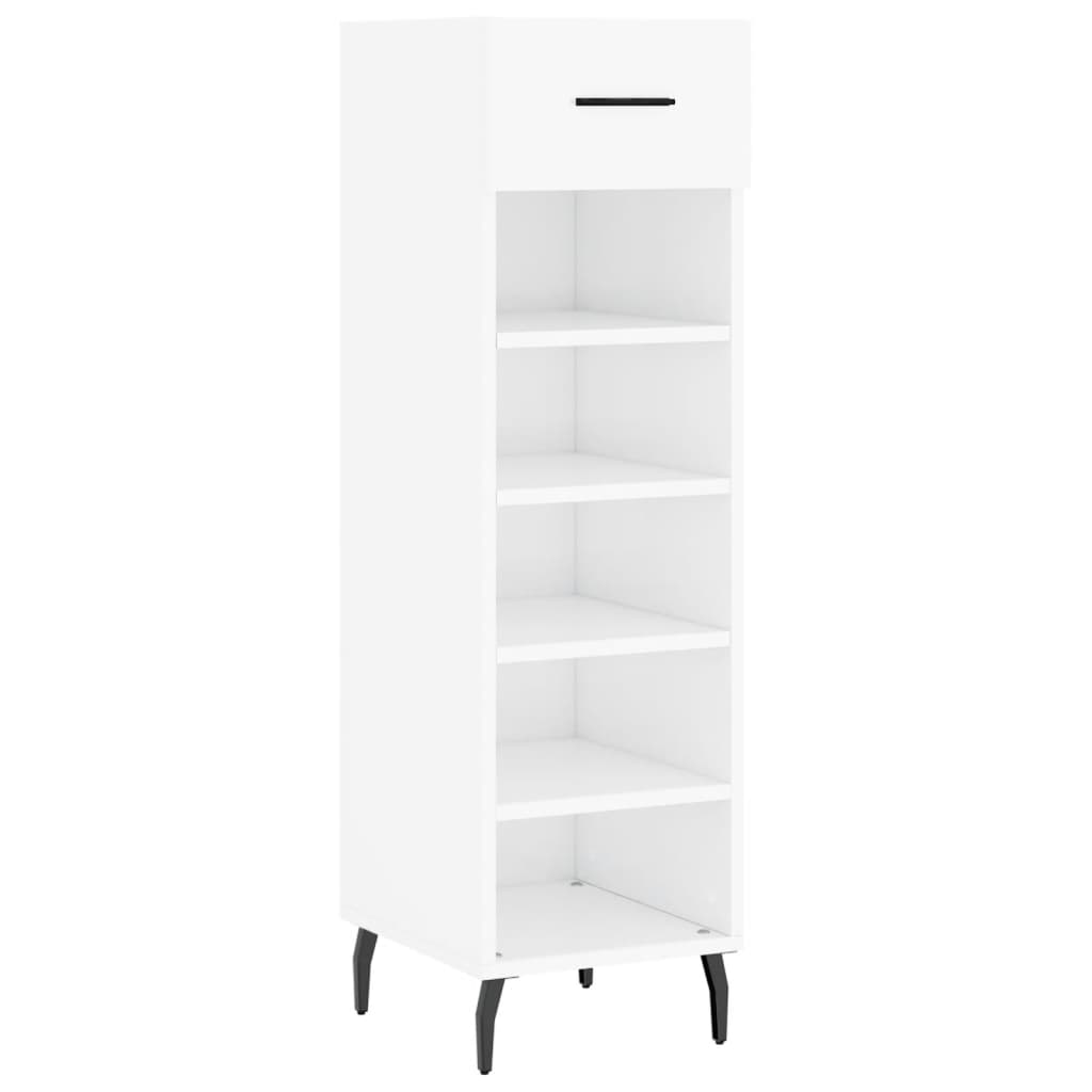 Vidaxx Schuhschrank 30x35x105 cm lackiertes Holz Hochglanz weiß