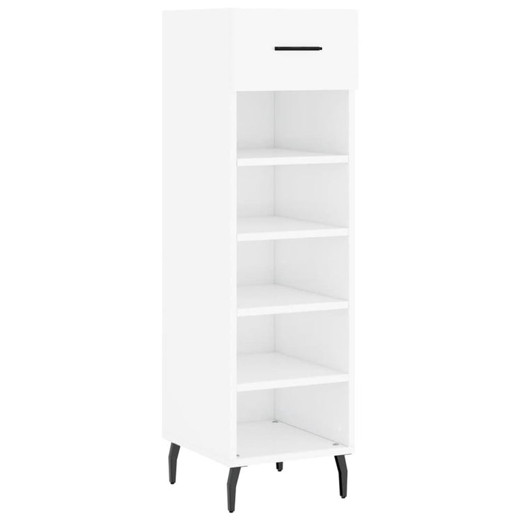 Vidaxx Schuhschrank 30x35x105 cm lackiertes Holz Hochglanz weiß