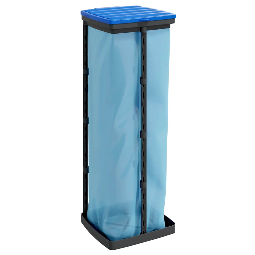 Vidaxl Müllsackhalter 2 PCs 120 l PP Schwarz und Blau