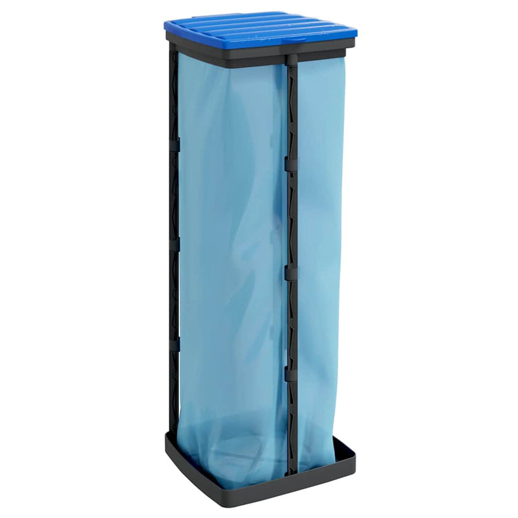 Vidaxl Müllsackhalter 2 PCs 120 l PP Schwarz und Blau