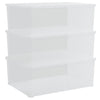 VIDAXL -Speicherboxen Kunststoff 3 ST stapelbar 10 l