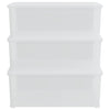 VIDAXL -Speicherboxen Kunststoff 3 ST stapelbar 10 l