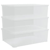 VIDAXL -Speicherboxen Kunststoff 3 ST Stapelbar 25 l - afbeelding 2