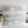 VIDAXL -Speicherboxen Kunststoff 3 ST Stapelbar 25 l