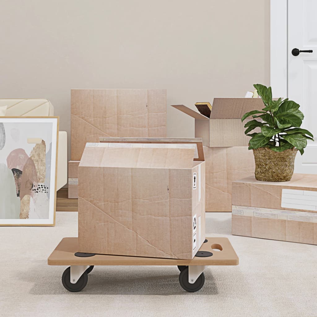 Vidaxl Möbelhunde 6 pc rechteckig bearbeitetes Holz