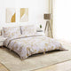 Vidaxl Duvet Overray Set 220x240 cm Baumwoll weiß und braun