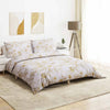Vidaxl Duvet Crossing Set 200x200 cm Baumwoll weiß und braun