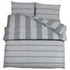 VIDAXL -Duvet -Überraschungs -Set 140x200 cm Baumwollgrau