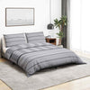 Vidaxl Duvet Crossing Set 200x200 cm Baumwollgrau