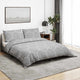 Vidaxl Duvet Crossing Set 200x200 cm Baumwollgrau