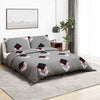 Vidaxl -Duvet -Überraschungs -Set 220x240 cm Baumwollgrau