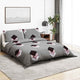VIDAXL -Duvet -Überraschungs -Set 260x220 cm Baumwollgrau