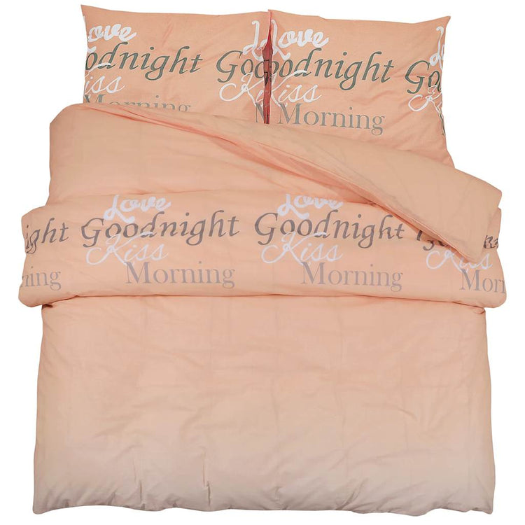 Vidaxl Duvet Crossing Set 140x200 cm Baumwollrosa
