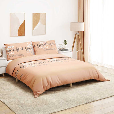 Vidaxl Duvet Crossing Set 260x240 cm Baumwollrosa