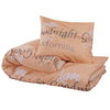 Vidaxl Duvet Overlay Set 135x200 cm Baumwollrosa
