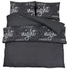 VIDAXL -Duvet -Überraschungs -Set 155x220 cm Baumwollschwarz