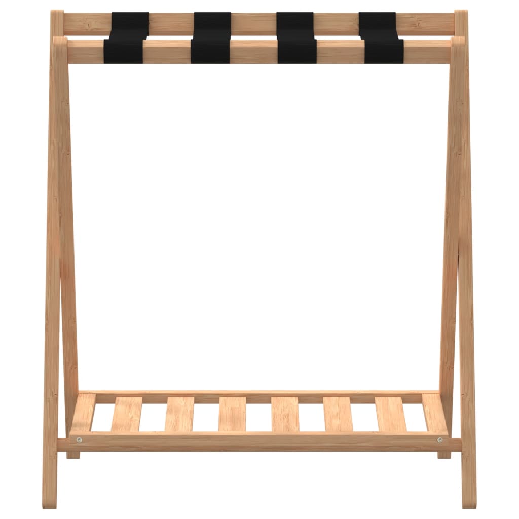 vidaxl Gepäckträger 68x38x58 cm Bambus