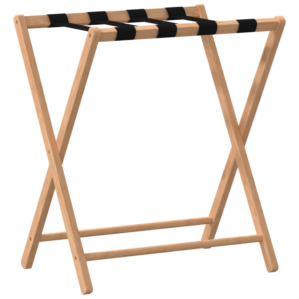 Vidaxl -Gepäckregal 68.5x38x58 cm Bambus