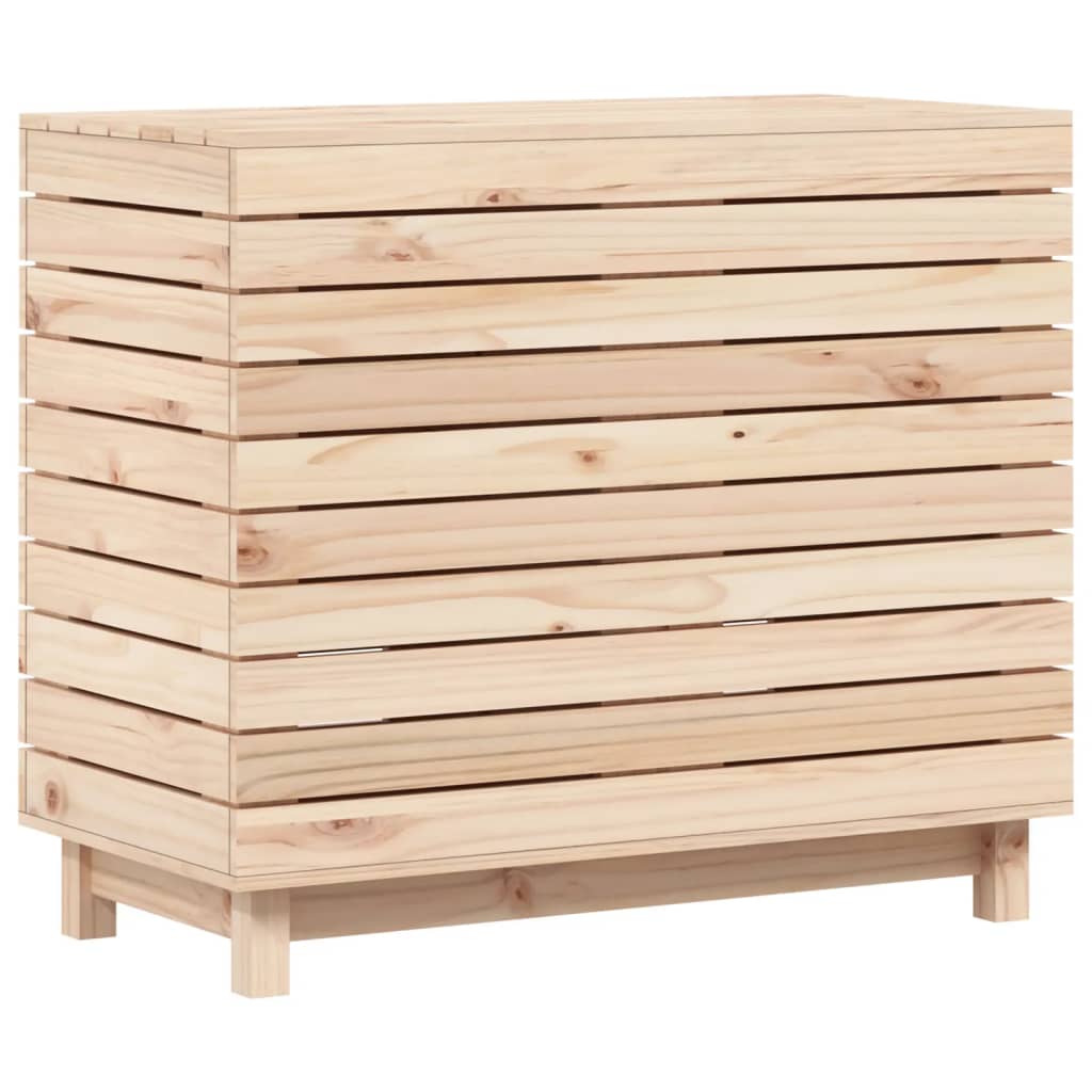 VIDAXL -Waschkorb 88.5x44x76 cm Festkiefer