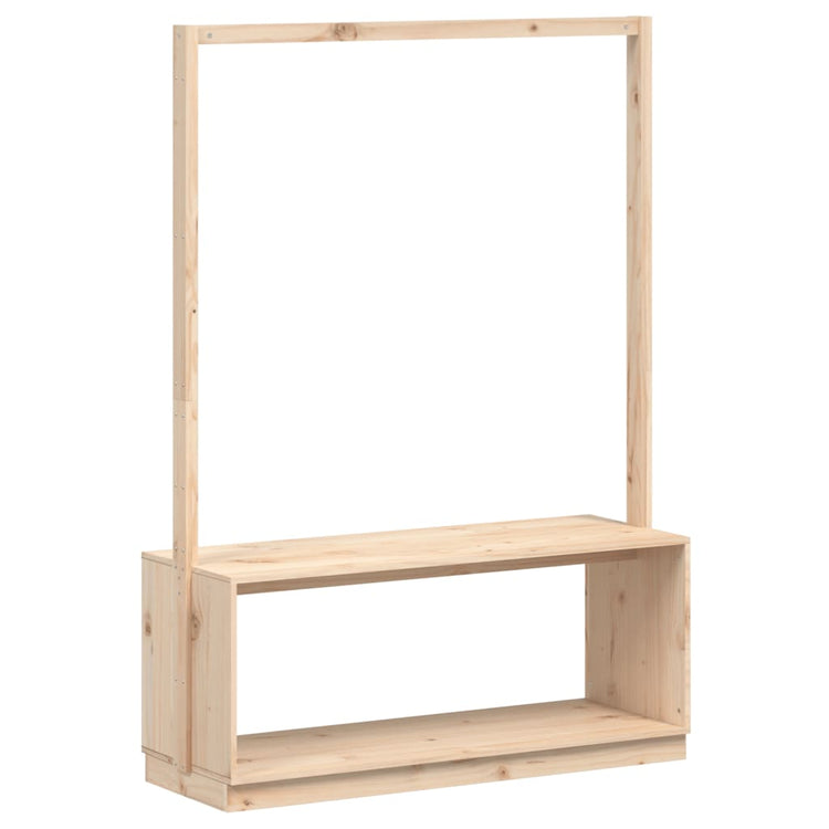 Vidaxl Clothing Rack Schuhschrank 113x40x157,5 cm Kiefern Honigbraun