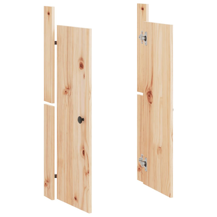 VIDAXL -Schranktüren für Küche im Freien 50x9x82 cm Festkiefer Holz