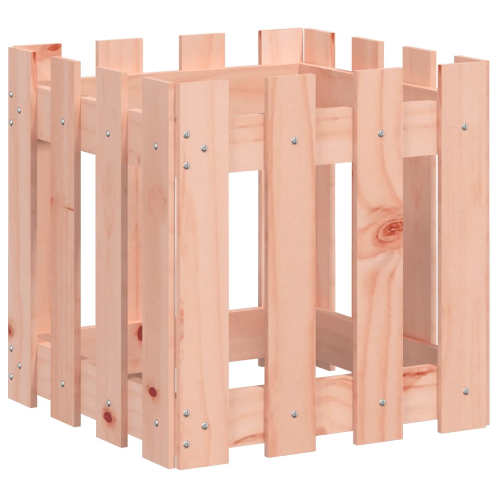 VIDAXL -Pflanzer mit Fechten 40x40x40 cm Solid Douglashout