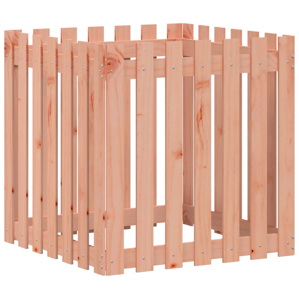 VIDAXL -Planungsbox mit Fechten 70x70x70 cm Solid Douglashout
