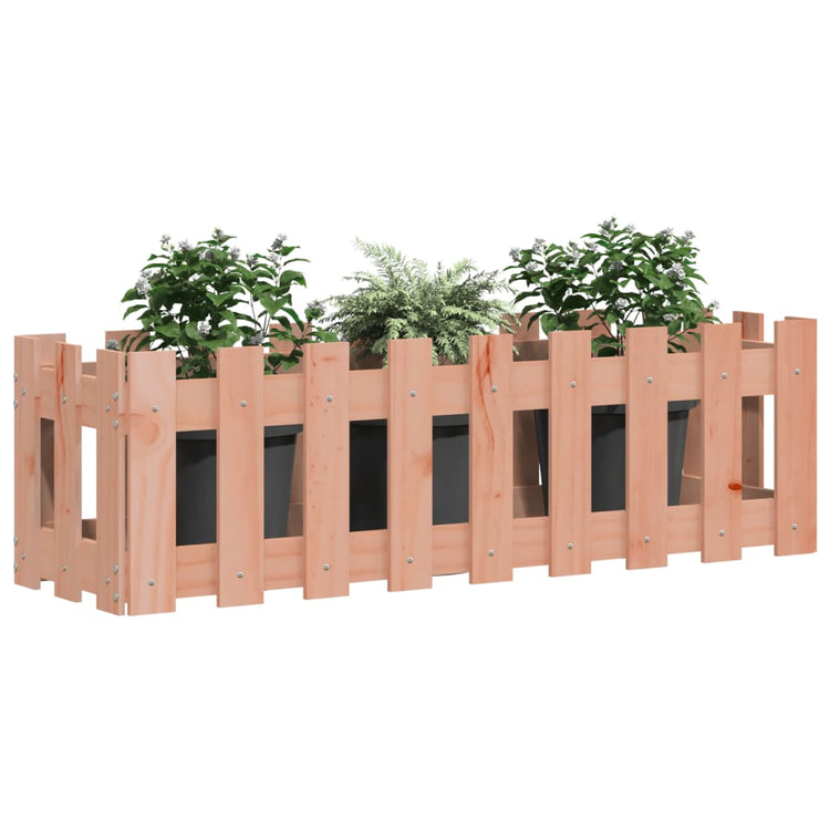 VIDAXL -Planungsbox erhöhtes Zaun 100x30x30 cm Solid Douglashout