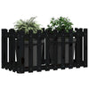 Vidaxl Pflanzer Insent Hek Design 100x50x50 cm Kiefernholz schwarz
