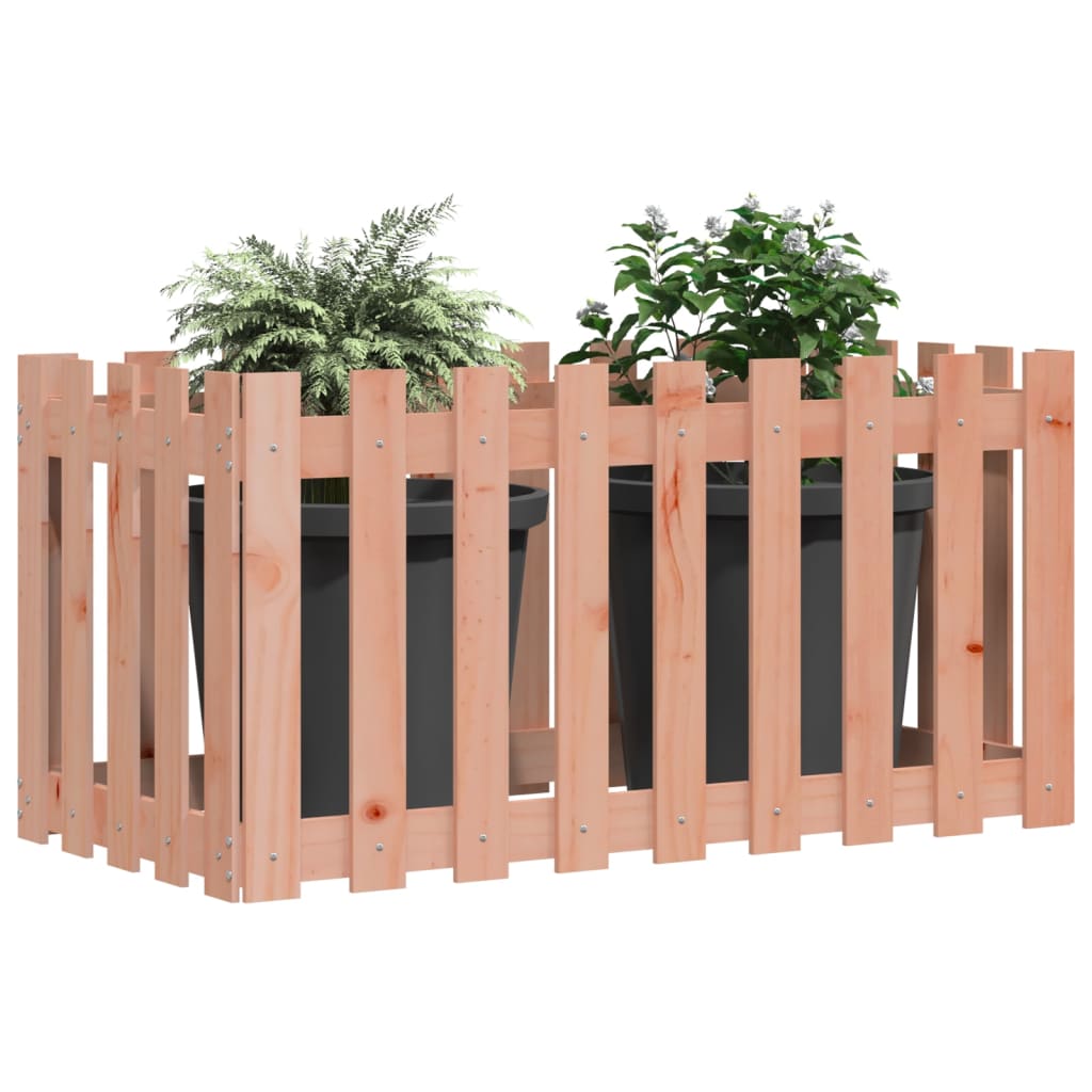 VIDAXL -Planungsbox erhöhte Zäune 100x50x50 cm Solid Douglashout