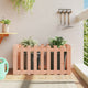 VIDAXL -Planungsbox erhöhte Zäune 100x50x50 cm Solid Douglashout